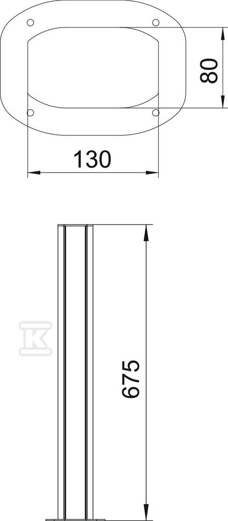 Kolumna zasilająca typ: ISSDHSM45RW - 6289980
