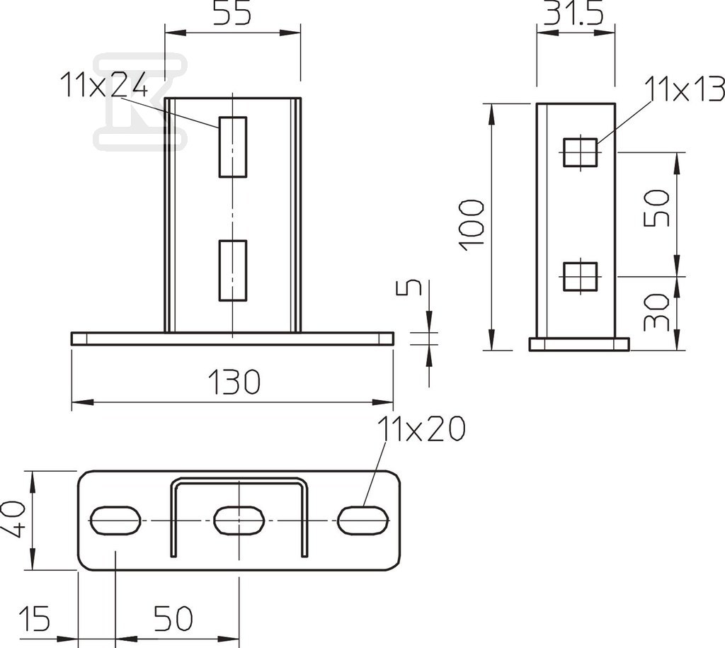 Hlava žárově zinkovaná typ KU 3 FT - 6348874