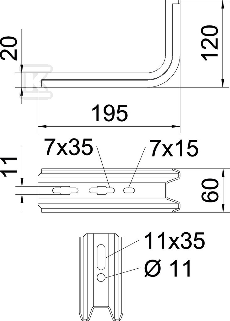 Wsporniki ścienne i sufitowe TP typ - 6364152
