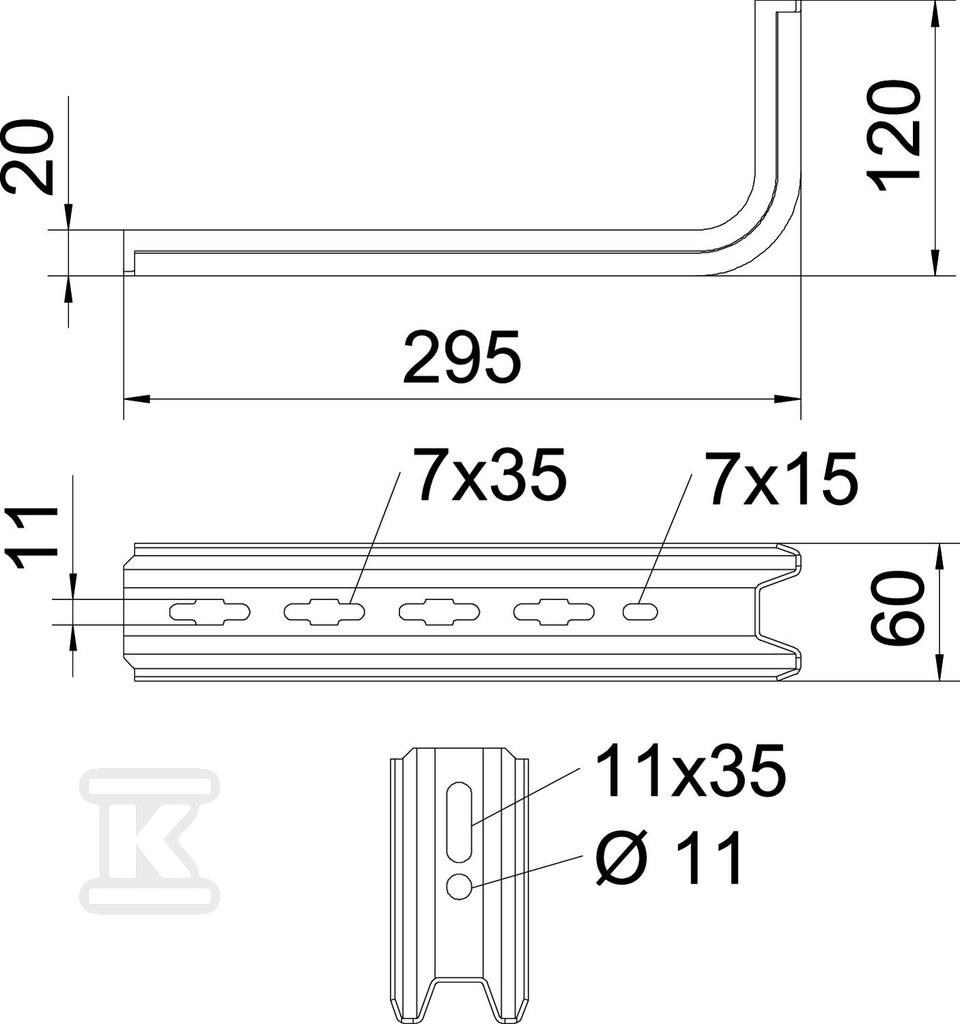 Wsporniki ścienne i sufitowe TP typ - 6364268