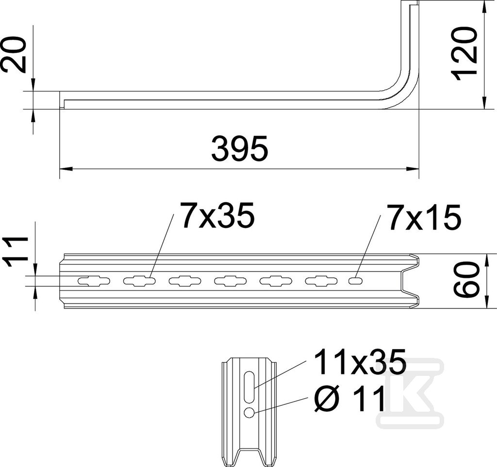 Wsporniki ścienne i sufitowe TP typ - 6364276