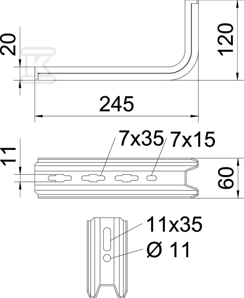 Wieszak TP typ TPSA 245 A2 - 6364876