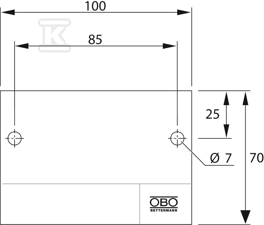 Popisný štítok typ KS-S DE - 7205425