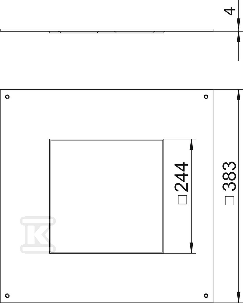 Capac de montare tip DUG 350-3 9 - 7400513