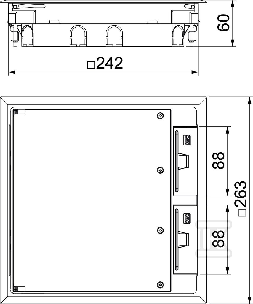 Kaseta zasilająca typ GES9 55U V 7011 - 7405037