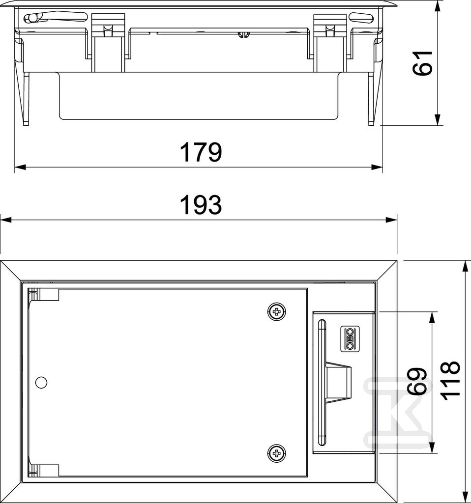 Napájecí kazeta typ GES2 DB 7011 - 7405100