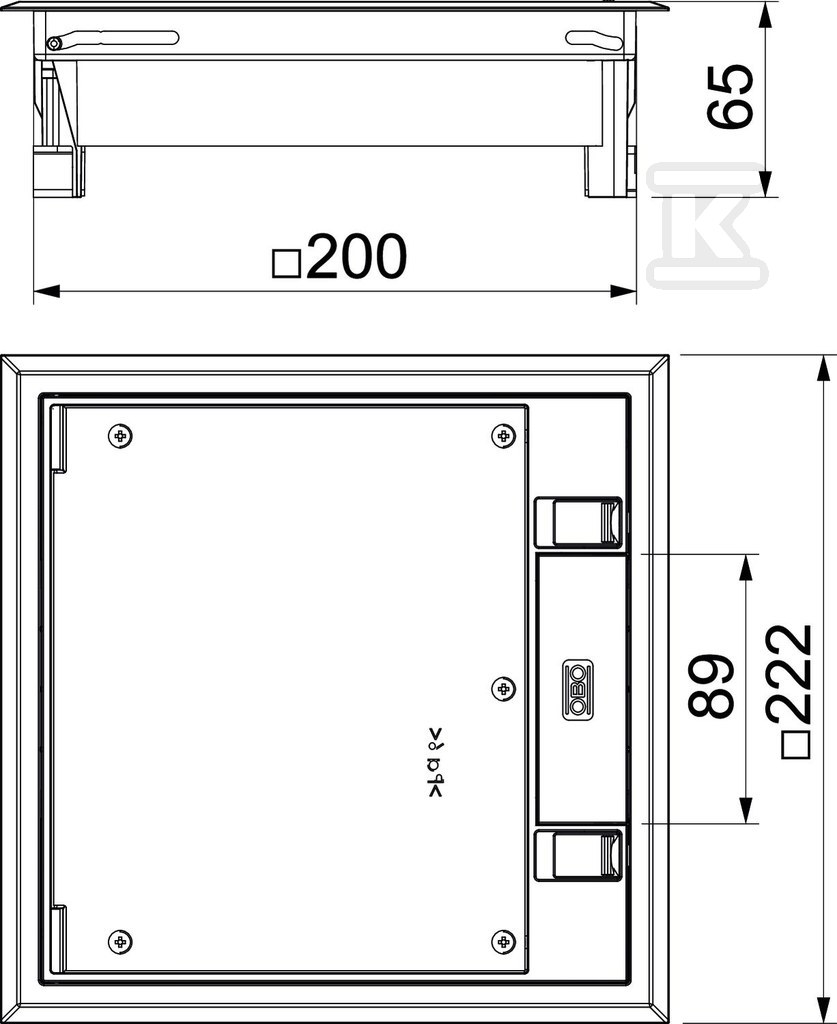 Caseta de alimentare tip GES4-2U10T - 7405145