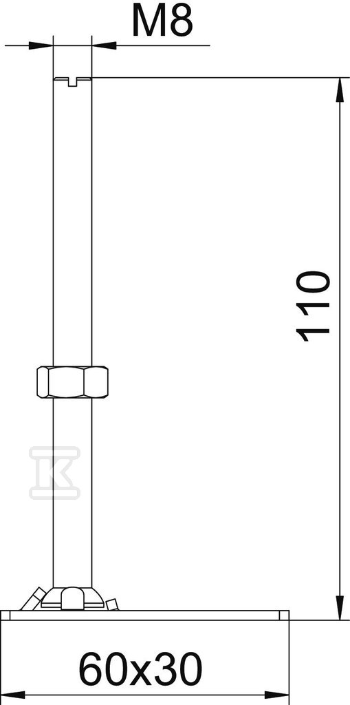 Element de nivelare tip RK NEV2 110 - 7405815