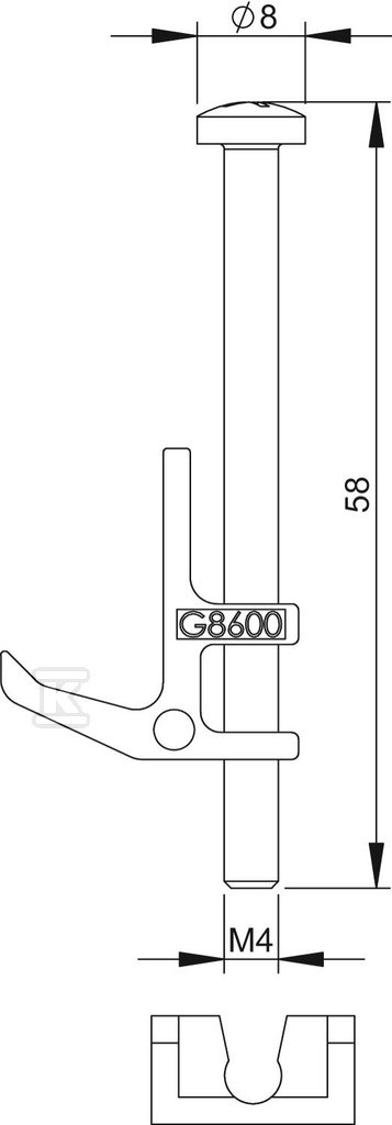 Suport de montare tip GES4 BG DB - 7407552