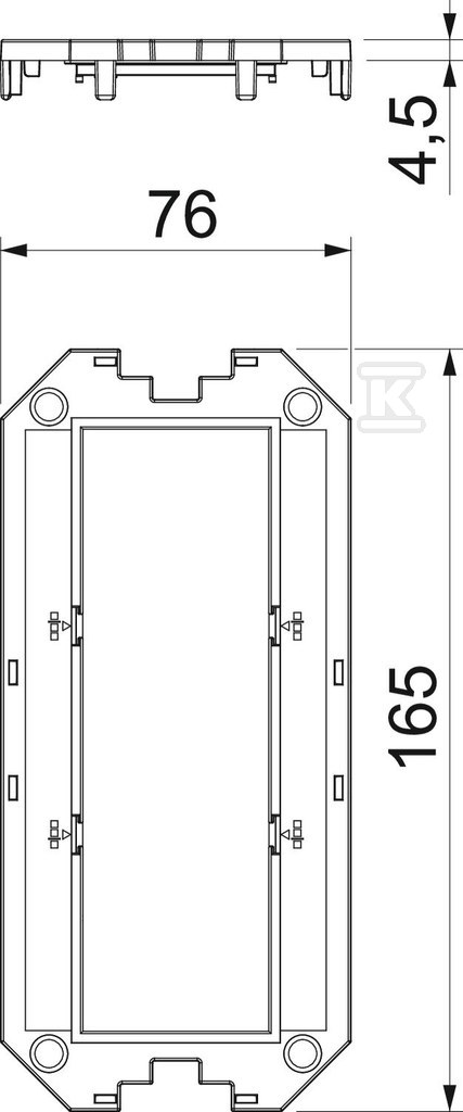 Montažni okvir tip UT3 P3 - 7408753