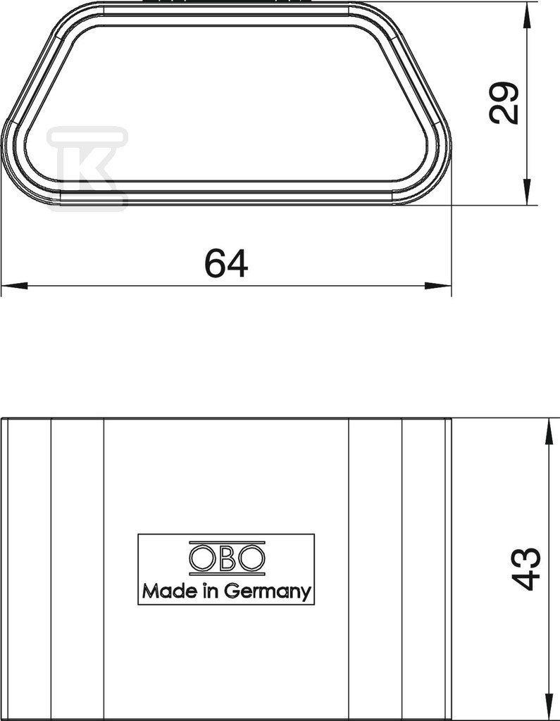 DUC 6025 type connector - 7425910