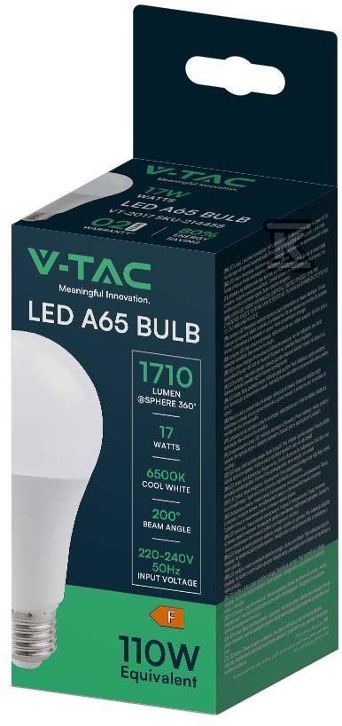 Żarówka LED V-TAC 17W A65 E27 VT-2017 - 214458