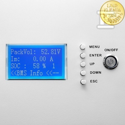 Magazyn energii Qoltec 5.12kWh, 100Ah, - 53860