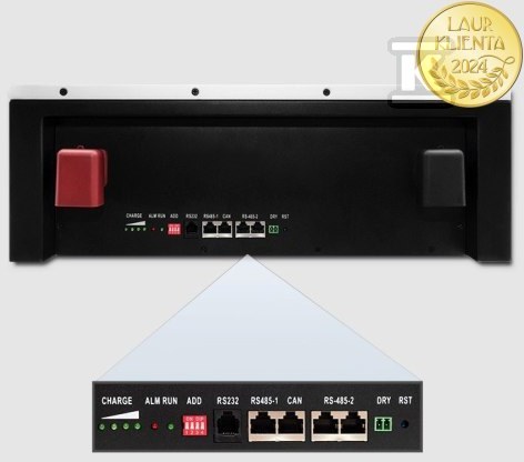 Magazyn energii Qoltec 4.8kWh, 100Ah, - 53710