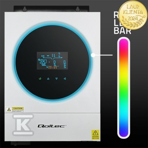 Гібридний інвертор однофазний Qoltec - 53874