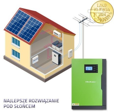 Гібридний інвертор однофазний Qoltec - 53887