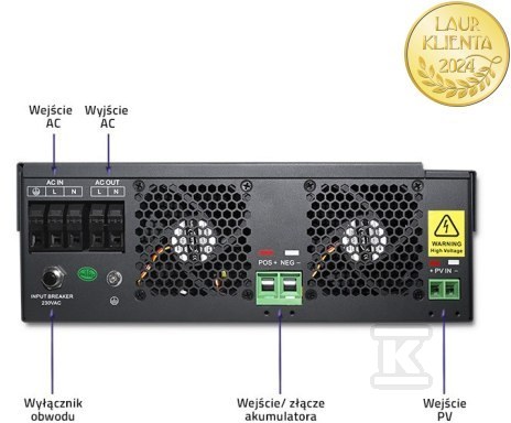 Гібридний інвертор однофазний Qoltec - 53887