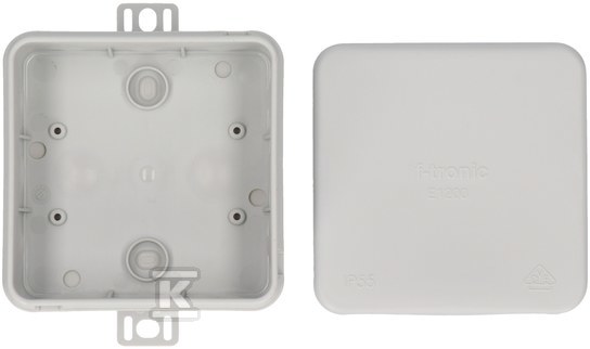 Puszka odgałęźna E1200 naścienna, biała - E1200W