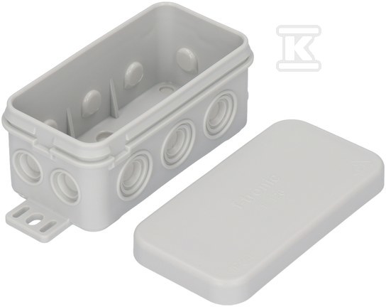 Puszka odgałęźna E126 naścienna, biała - E126W