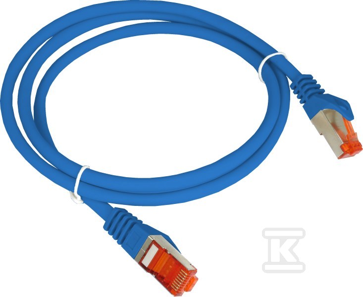 Patchcord S/FTP kat.6A LSOH 1,0m modrý - KKS6ANIE1.0