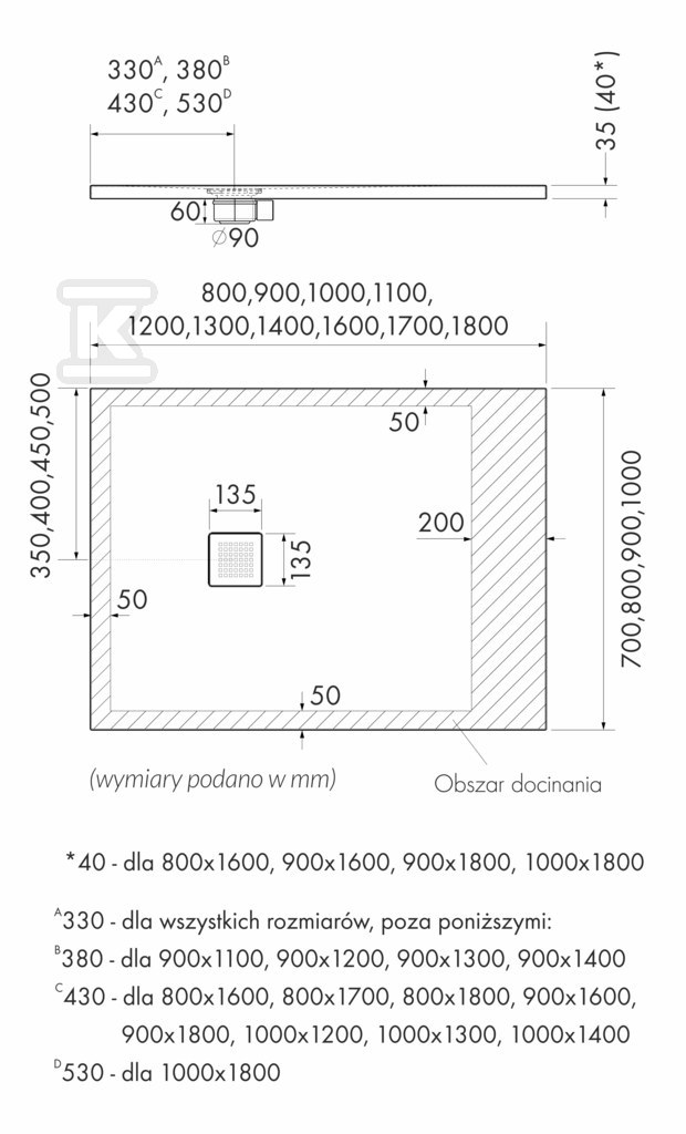 Brodzik kompozytowy Stabilsound Plus - 3.3126-M2