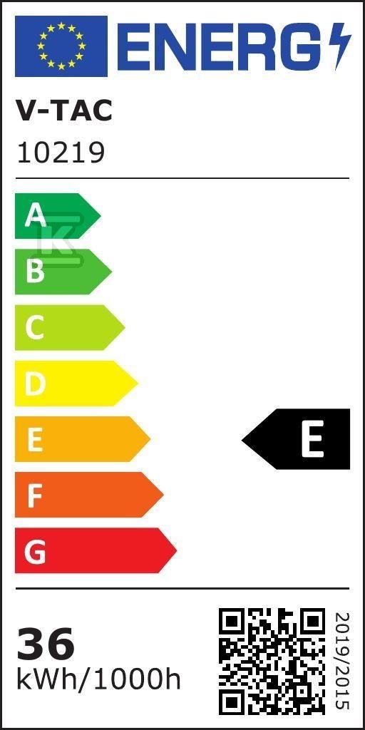 Panel LED V-TAC 36W 600x600 LED - 10219