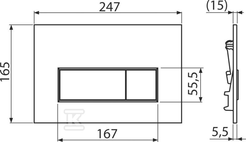 Bouton de commande pour systèmes - M57-GM-M