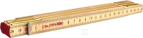 Miara drewniana składana 2m brzoza - MN-80-172