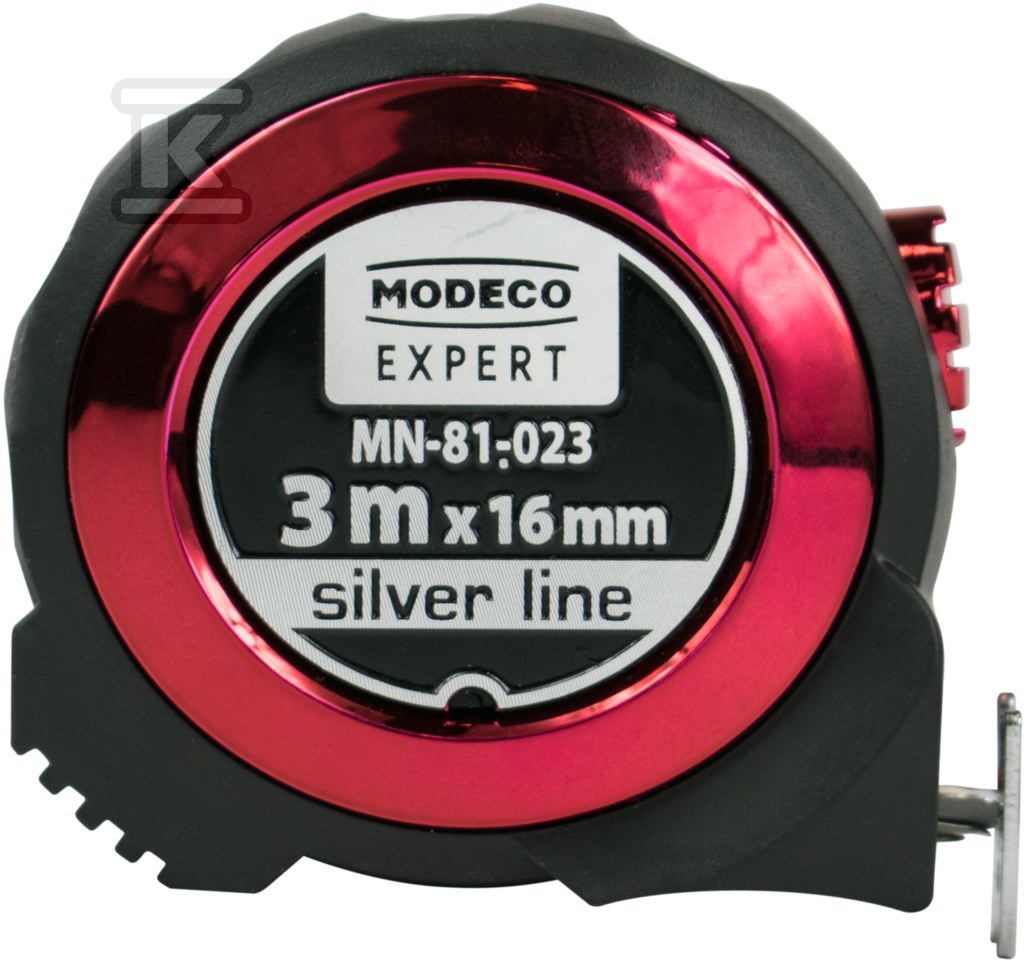 Miara zwijana 5m x 25 mm silver line - MN-81-025