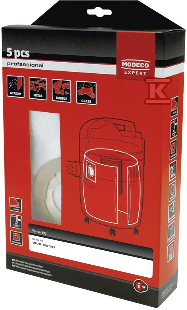 Worki do odkurzaczy przemysłowych - MN-94-197