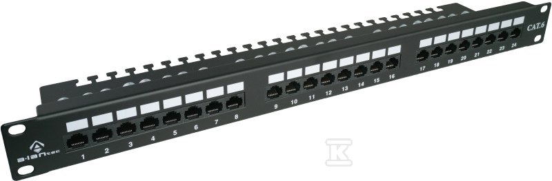 Patch panel UTP kat.6, 24 porty LSA z - PK001