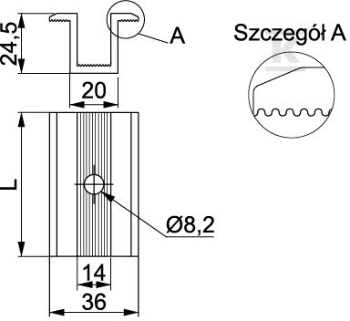 Supporto intermedio per il pannello - 897415