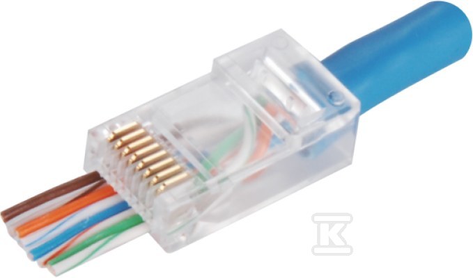 RJ45 UTP cat. 5e pass-through plug - WT118