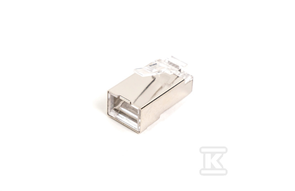 Wtyk RJ45 (8P8C) przelotowy, kat.5e, - X-ML-5F-EZ