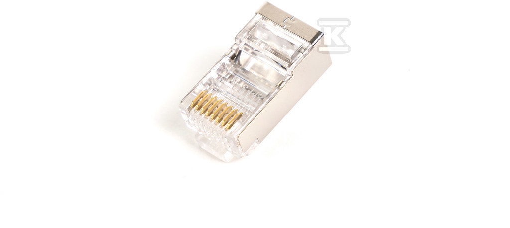 Wtyk RJ45 (8P8C) przelotowy, kat.5e, - X-ML-5F-EZ