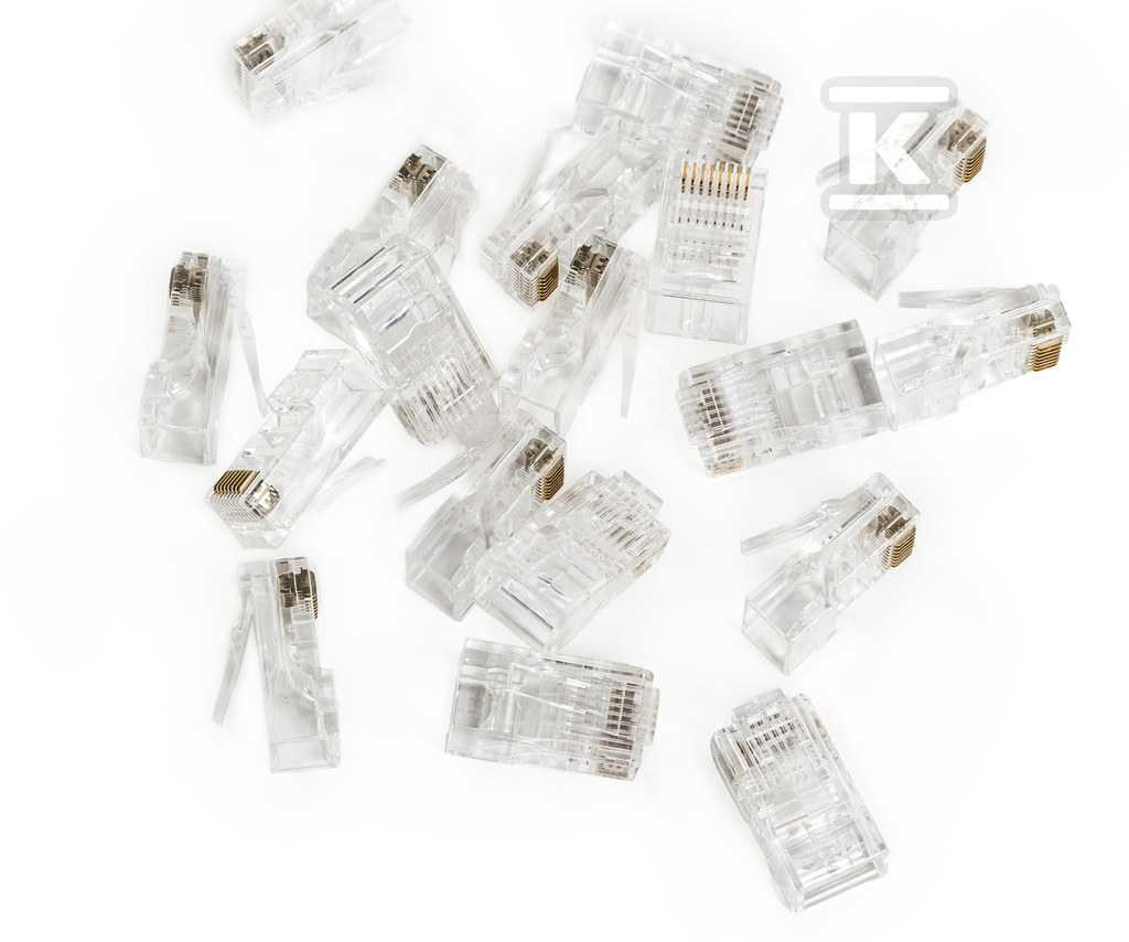 Wtyk RJ45 (8P8C) przelotowy, kat.5e, - X-ML-5U-EZ