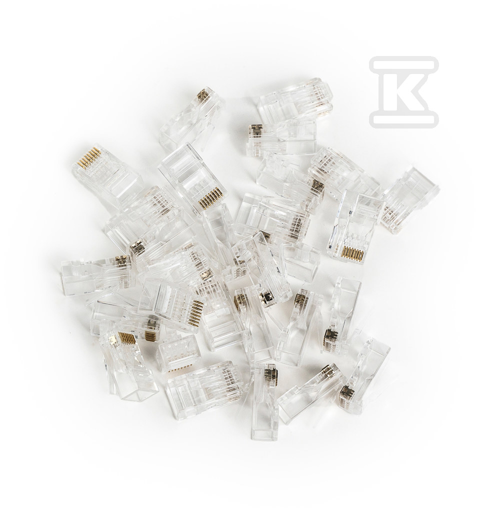 Wtyk RJ45 (8P8C) przelotowy, kat.6, - X-ML-6U-EZ