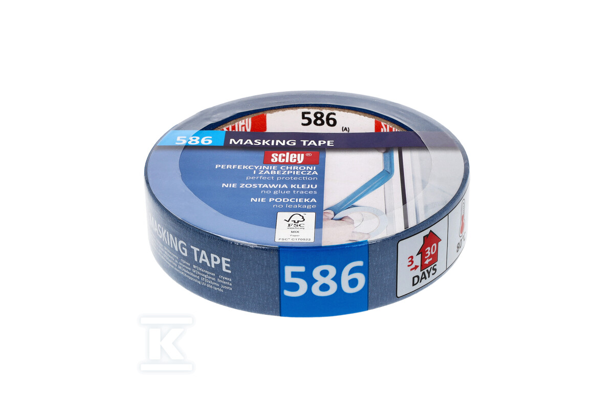 Taśma malarska niebieska 48mm x 33m, - 0300-863348