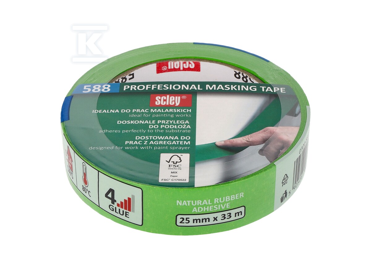 Taśma malarska 25 mm x 33 m Scley seria - 0300-883325