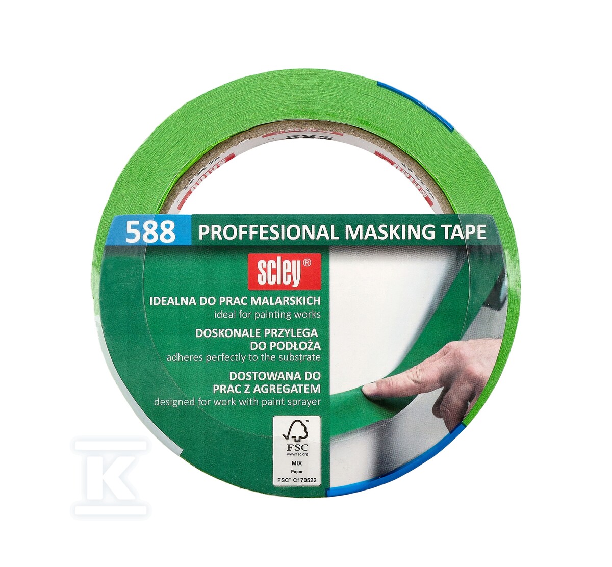 Taśma malarska 30 mm x 33 m Scley seria - 0300-883330