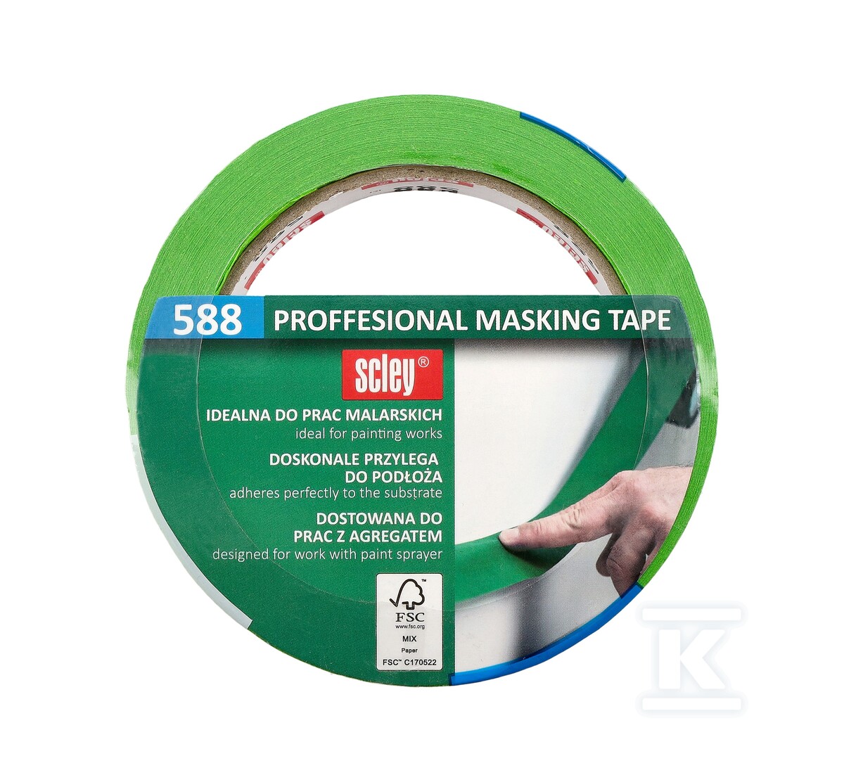 Taśma malarska 38 mm x 33 m Scley seria - 0300-883338