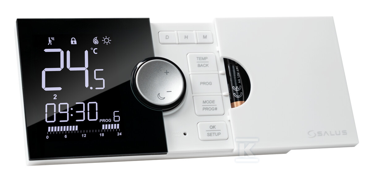 Regulator Salus 091PRO, przewodowy, - 091PRO