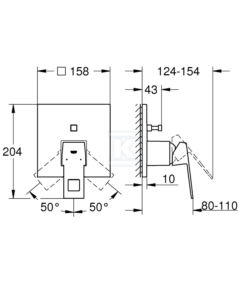 Bateria EuroCube jednouchwytowa do - 24062AL0