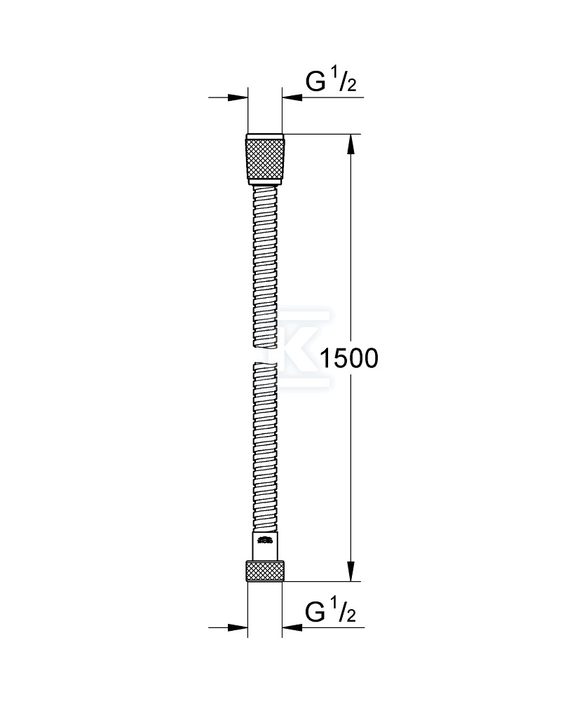 Relexaflex Metal Long-Life Metalowy wąż - 28143001