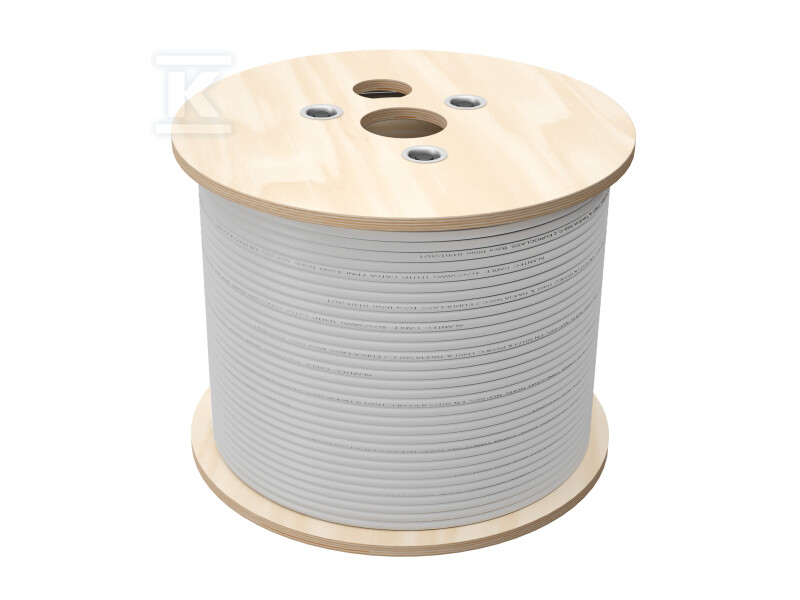 Кабель S/FTP кат.6A, мережевий, вита - KIS6ALSOH500DQ