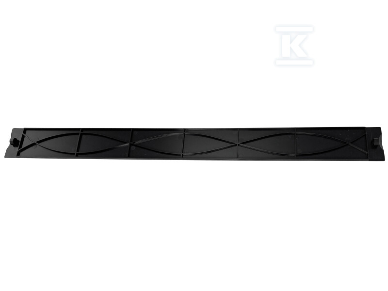 Zaślepka 1U 19", plastikowa, szybki - PK062
