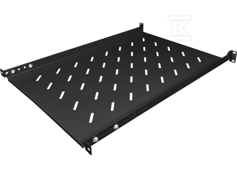Полиця фіксована 19" 1U глиб. 650mm, - SA-P-19-1U-650-4-C-02