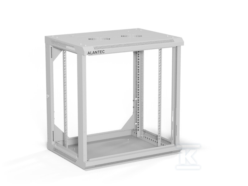 Szafa wisząca 19" 12U 600x450, (opcja - SW-12U-600-450-01-SF