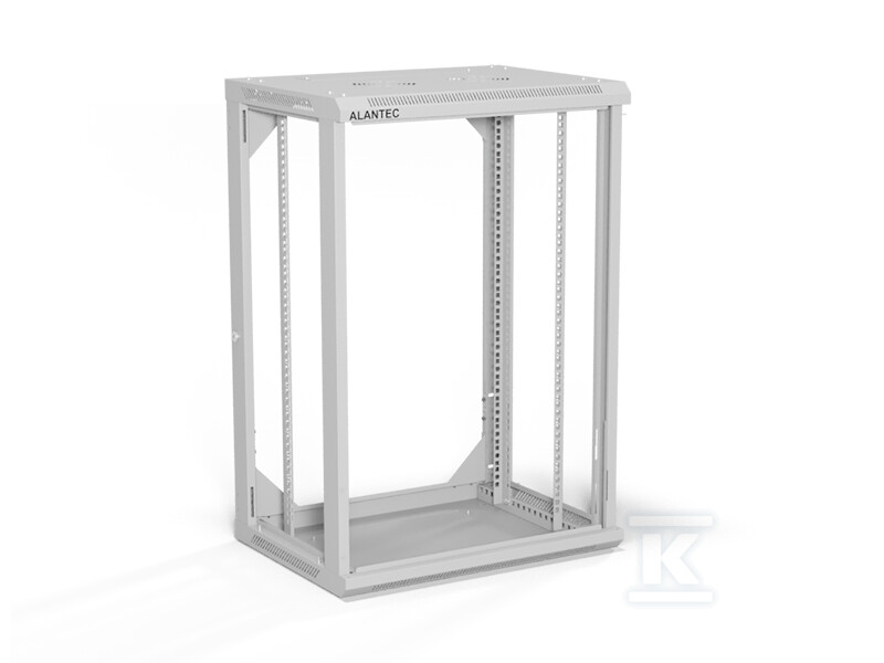 Szafa wisząca 19" 18U 600x450, (opcja - SW-18U-600-450-01-SA