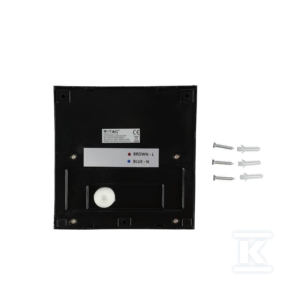 Oprawa ścienna elewacyjna 3W LED V-TAC - 1398